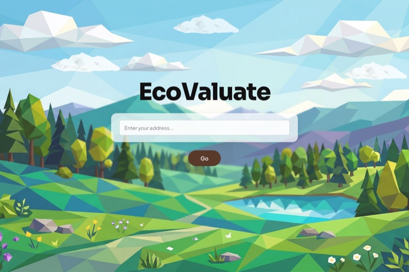 EcoValuate app preview